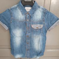 camicia in jeans taglia 4/5 anni