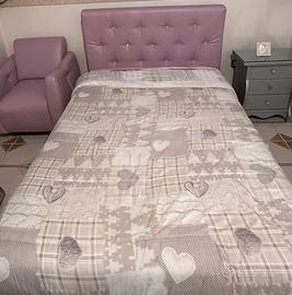 Letto da una piazza e mezza con contenitore