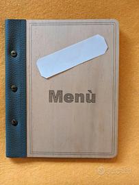 Porta menù in compensato