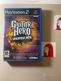 Gioco playstation 2 guitar hero greatest hits