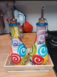 olio ed aceto per cucina come nuovi
