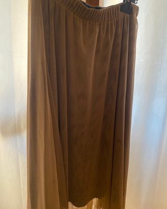 gonna in tulle beige
