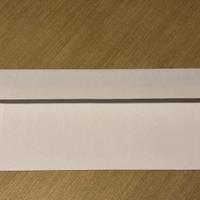 Buste bianche da lettere rettangolari