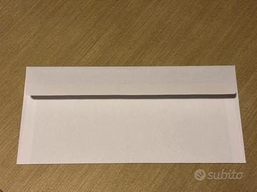 Buste bianche da lettere rettangolari