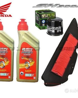 Kit tagliando honda sh 300 power 10w-30 + filtri