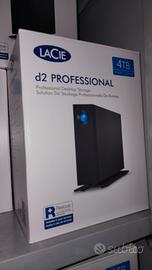HD 4TB hard disk 4TB lacie d2 Professional NUOVO