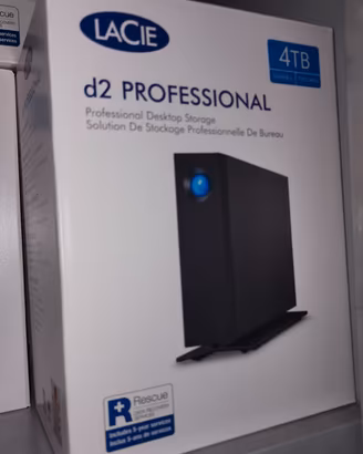 HD 4TB hard disk 4TB lacie d2 Professional NUOVO