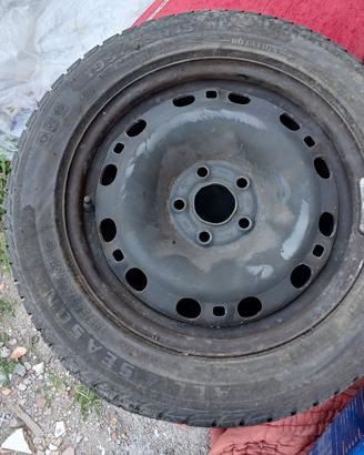4 cerchi scoda Fabia gomme 195/55/R15