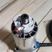 Fresa Makita RT0702CX2J - Luce Led Circolare