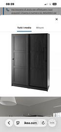 Armadietto scorrevole ikea