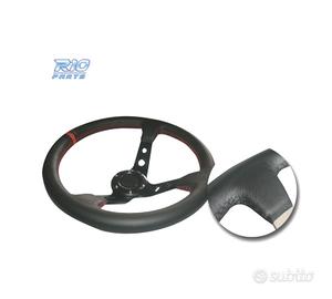 VOLANTE INVERTITO LOOK OMP PELLE SINTETICA NERO BR