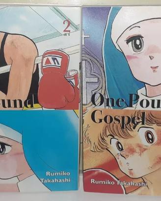 2 Fumetti manga Rumiko Takahashi One pound Gospel