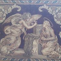 Arazzo riproduzione "L'Annunciazione" di Da Vinci