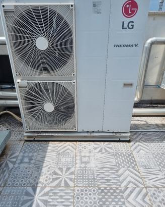 pompa di calore aria acqua lg