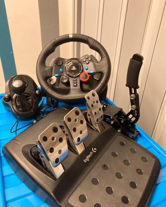 Simulatore Logitech g29+Cambio+Freno a mano USB