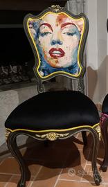 Sedia Vintage rivisitata Pezzo Unico