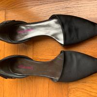 Scarpe raso nero marca Giorgio Armani