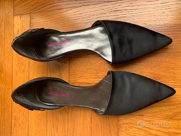 Scarpe raso nero marca Giorgio Armani