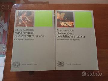 Storia europea della letteratura italiana I e II