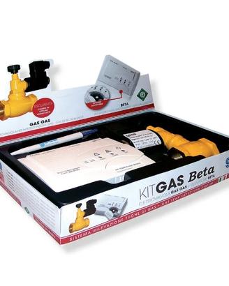 KIT RILEVATORE FUGHE GAS + ELETTROVALVOLA 230V |