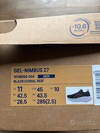 Uomo usata Asics gel 27  US 11