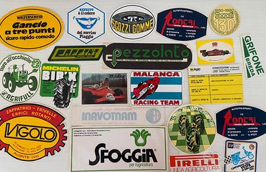 Lotto 29 Adesivi Vintage Anni 70/80