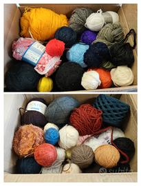 gomitoli lana 2kg lotto stock 