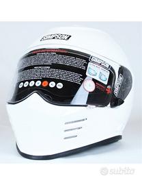 CASCO SIMPSON HELMET VENOM BIANCO