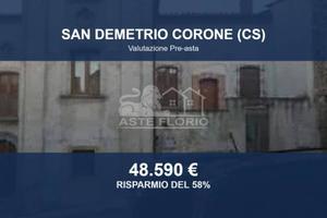 Immobile in asta di 215 m² a San Demetrio Corone
