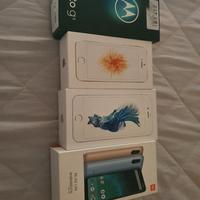 Vari cellulari i phone, motorola e mi