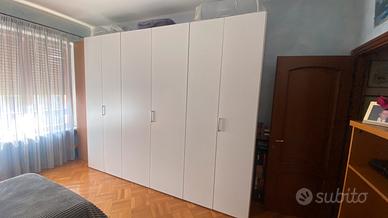 Armadio bianco 6 ante