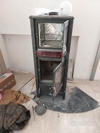 stufa a legna con forno 