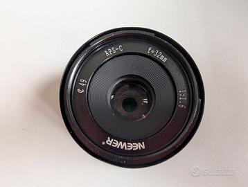 Lente neewer 32mm f1.6 manuale per Sony e-mount