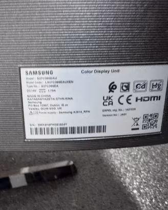 Monitor Samsung Curvo 27” Full HD – S27C366EAU