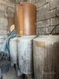 Botti in cemento per vino