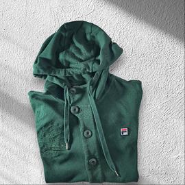 Felpa Fila "White Line" Vintage - Verde Bosco 