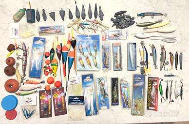 Attrezzatura da pesca artificiali rapala e varie