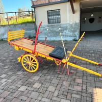 Carretto siciliano in legno