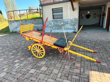 Carretto siciliano in legno