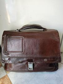 borsa da lavoro Piquadro marrone in pelle 