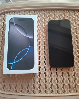 Iphone 16 pro black titanium 256gb 