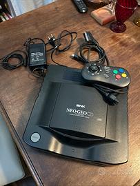SNK Neo Geo CD Console Compact Disk Cavi e Joypad