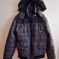 PIUMINO ELEGANTE "JACK & JONES", TAGLIA XL GRIGIO.