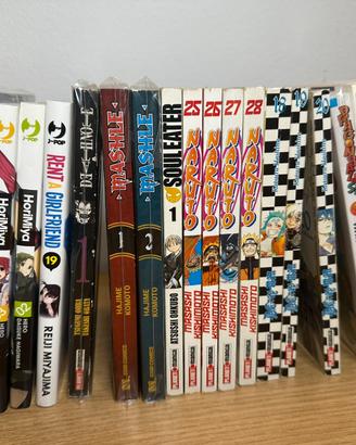 Lotto manga 21 Naruto Attacco Giganti Death Note