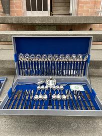 Set posate 12 persone acciaio inox