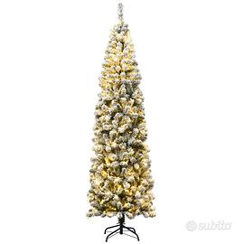 Albero artificiale di Natale 225cm con aghi in PVC