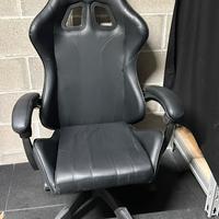 Sedia Gaming/Ufficio Ergonomica - total black