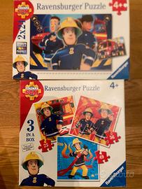 Puzzle SAM Pompiere + Zafari + Gioco dell'Oca Bing