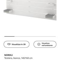 Testiera letto matrimoniale ikea