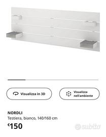 Testiera letto matrimoniale ikea